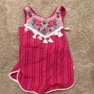 Rosie pope baby girl romper size 12 months
